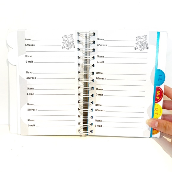 Spongebob SquarePants Nickelodeon Notebook Journal and Sandylion Large Stickers - Picture 13 of 16